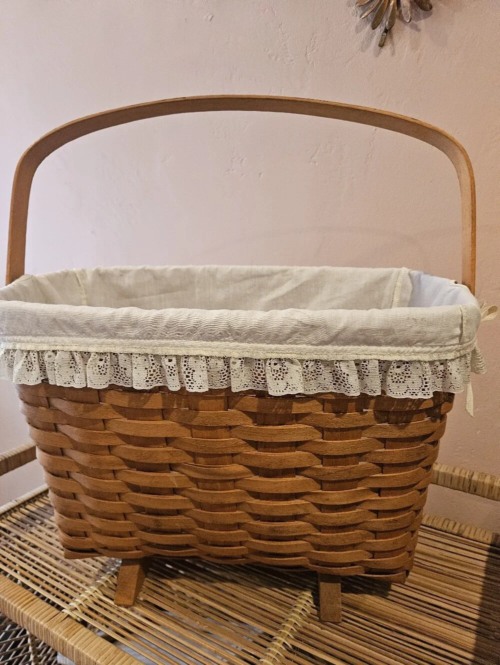 Longaberger Vintage Handled Basket